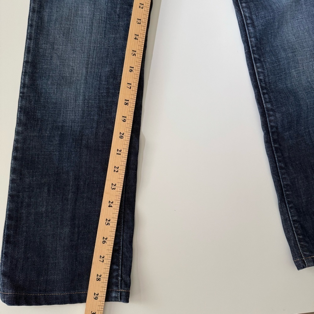 Levi’s Capital E Ruler Low Rise Slim Straight Premium Denim Jeans Women’s sz 28 - Picture 13 of 13